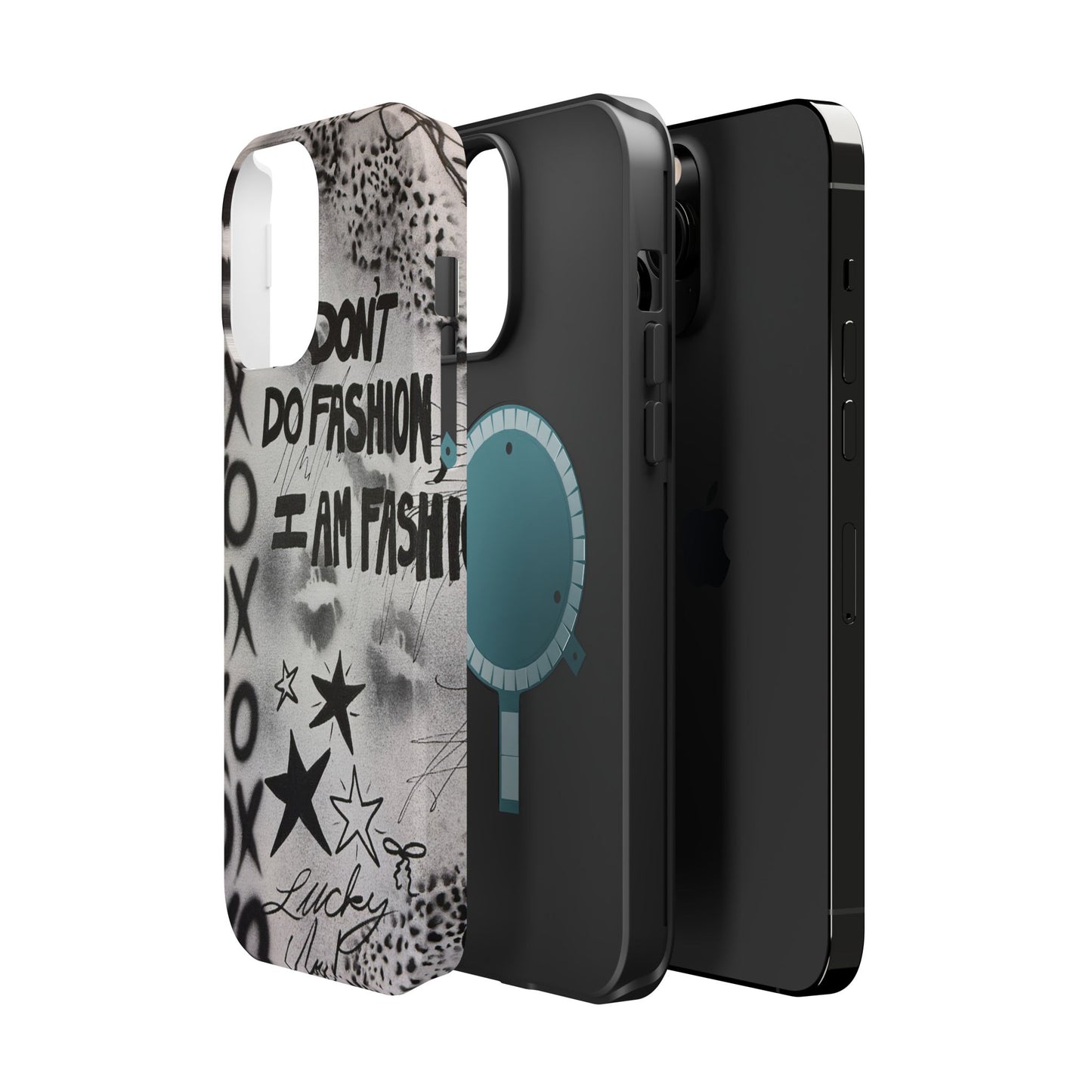MagSafe "i am fashion" airbrush iPhone case
