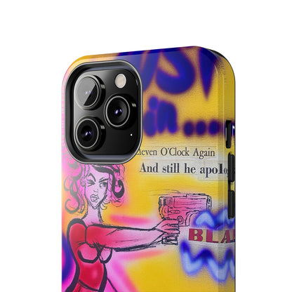 "spiraling thoughts" airbrush iPhone case