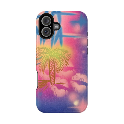 MagSafe "glowy night" airbrush iPhone case