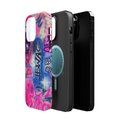 MagSafe "$wag" airbrush iPhone case