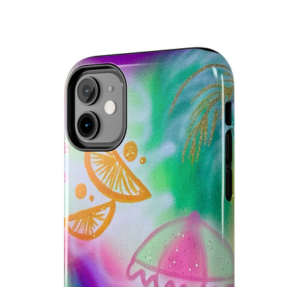 "on the beach" airbrush iPhone case