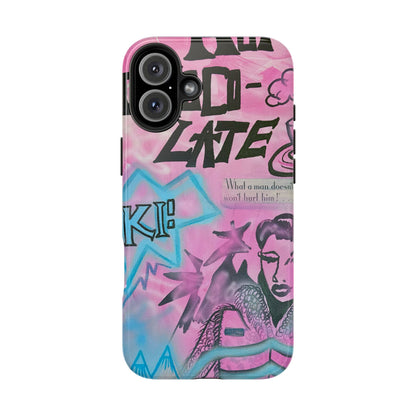 "avant le ski" airbrush iPhone case