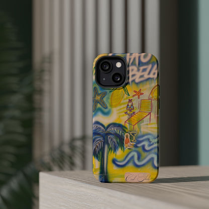 MagSafe "ciao bella" airbrush iPhone case