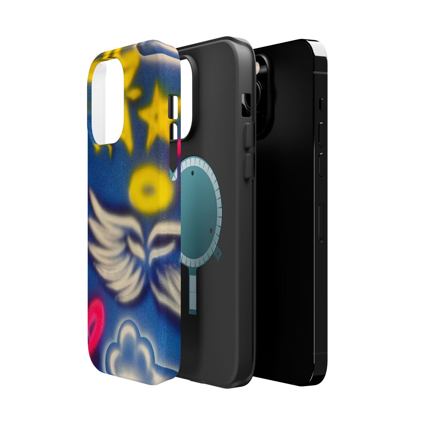 MagSafe "celestial halo" airbrush iPhone case