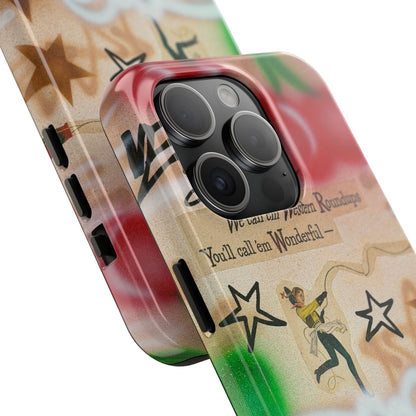 "the rodeo" airbrush iPhone case