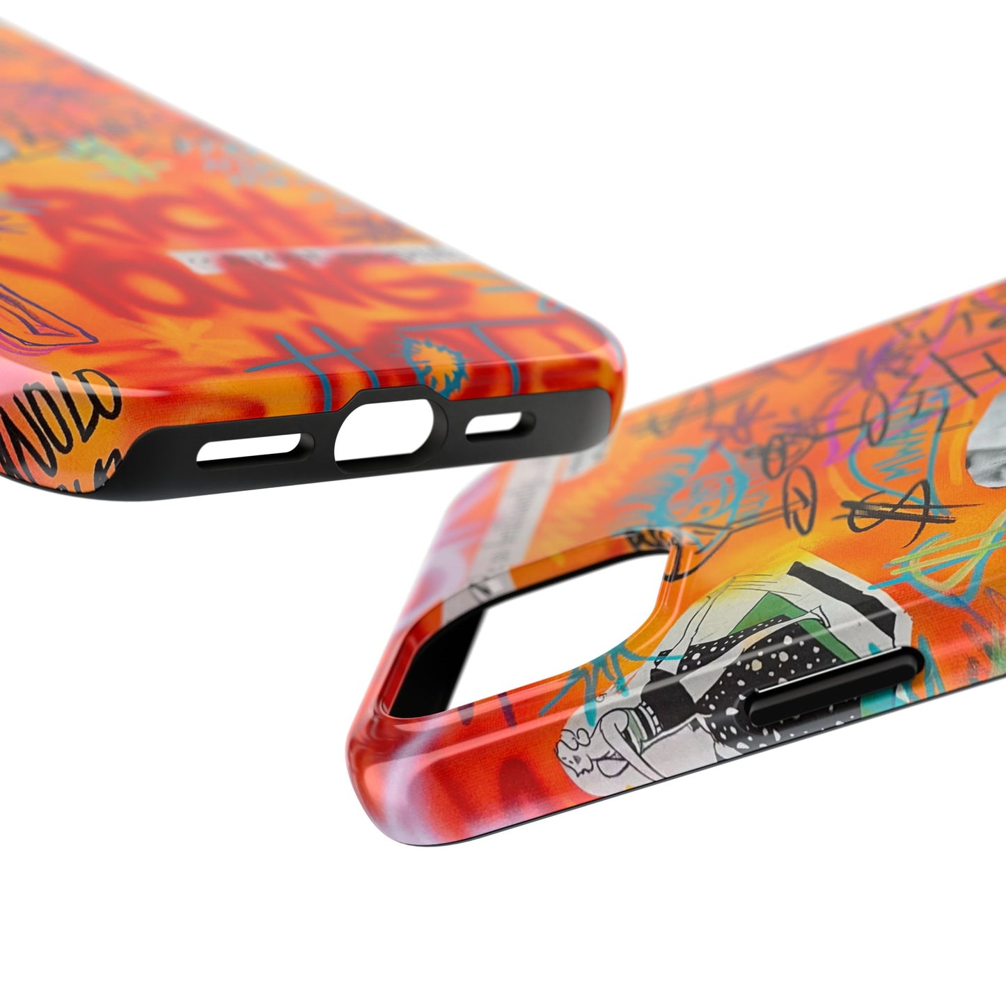 "young, rich, hot!" airbrush iPhone case