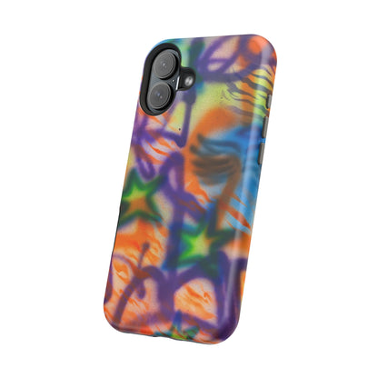 MagSafe "streetwear angel" airbrush iPhone case