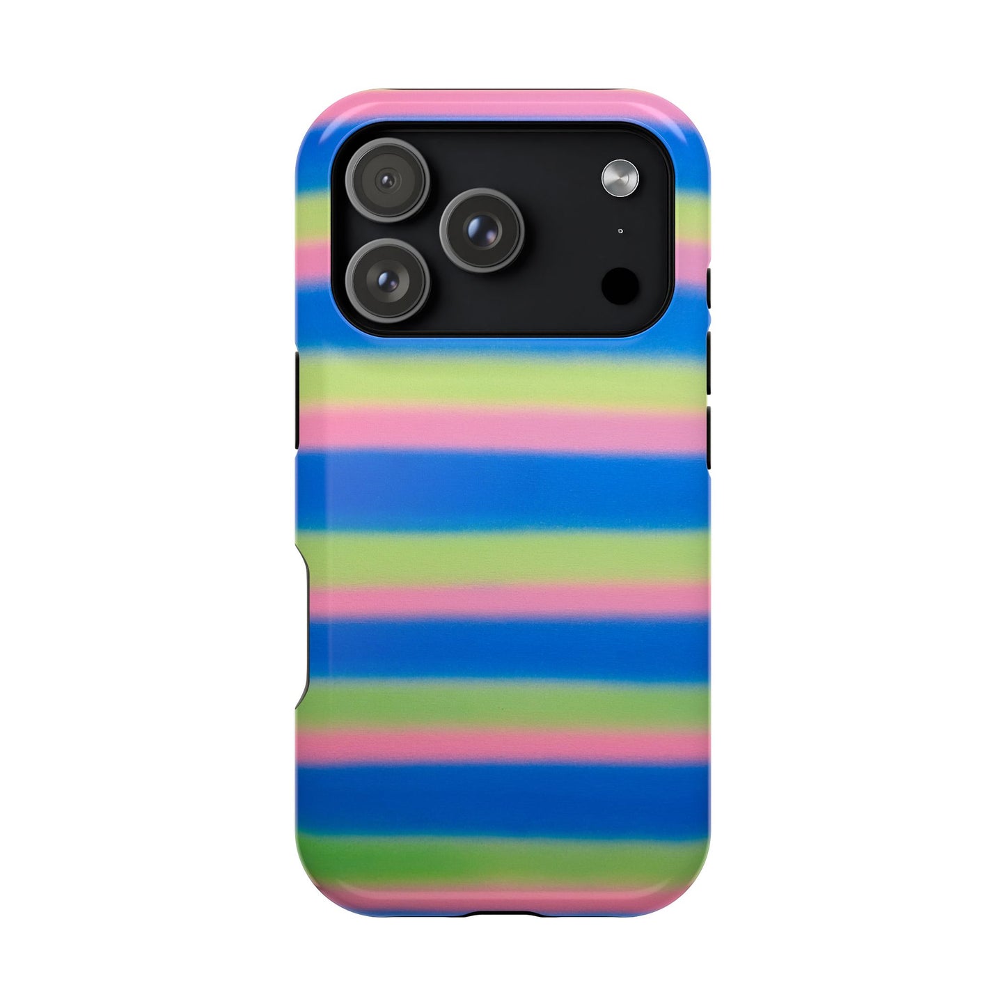 MagSafe "sherbet stripes" airbrush iPhone case