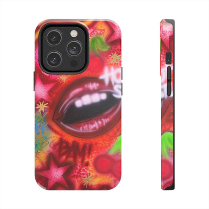 "hot stuff" airbrush iPhone case