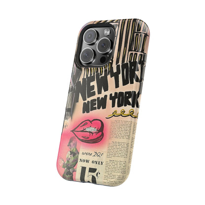 MagSafe „New York, New York“ Airbrush iPhone Hülle