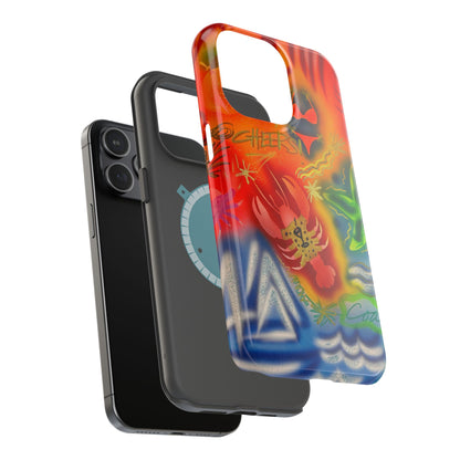 MagSafe "tipsy lobster" airbrush iPhone case