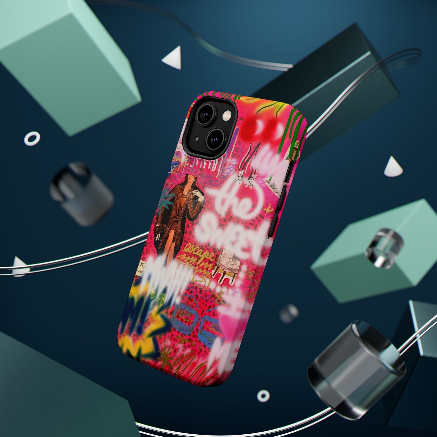 MagSafe "Sweet Escape" Airbrush iPhone Hülle