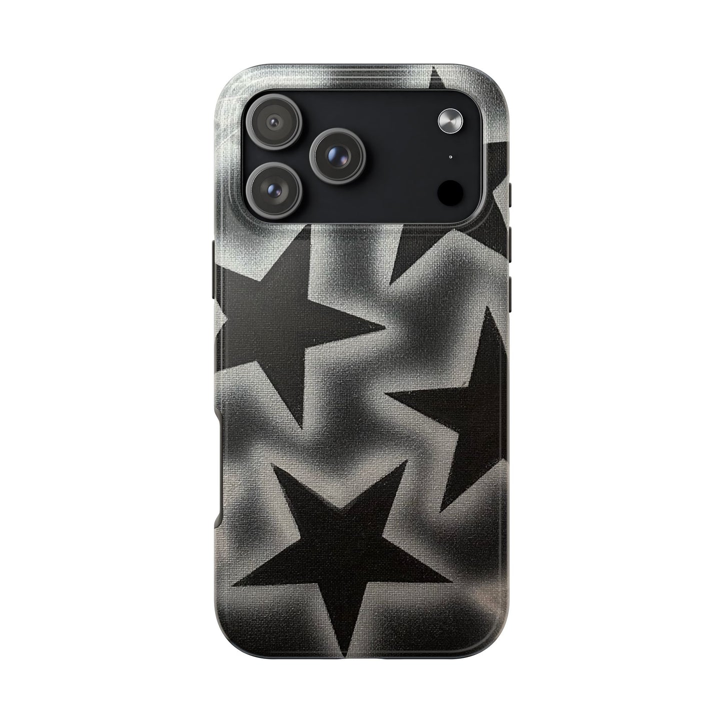 "chrome stars" airbrush iPhone case