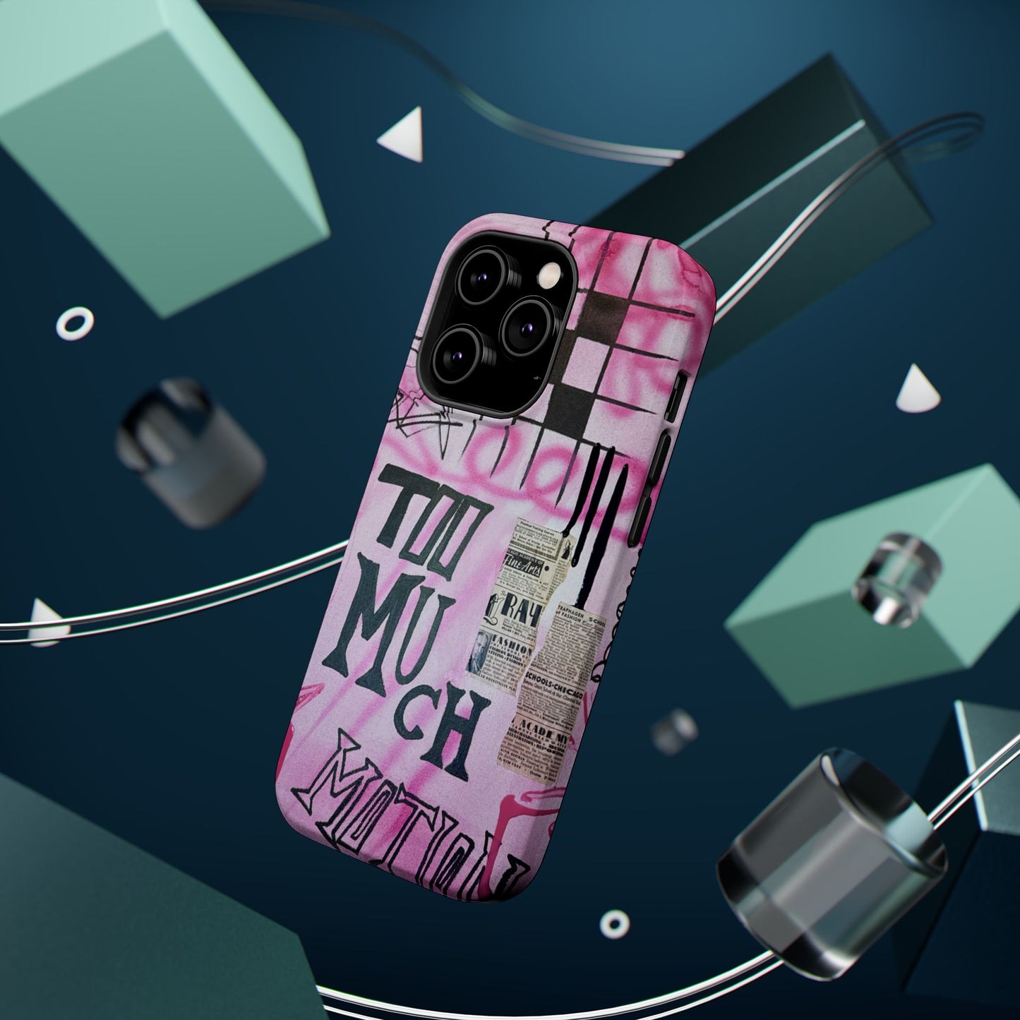 MagSafe "too much motion" airbrush iPhone case