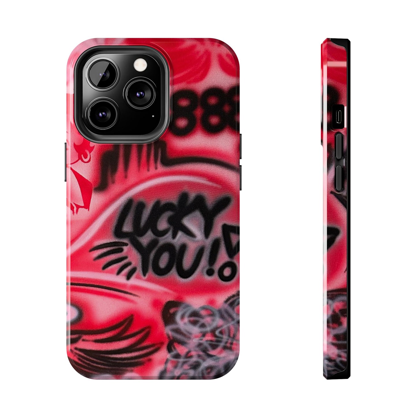 "LUCKY YOU! PT. 2" airbrush iPhone case