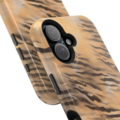 MagSafe "neutral tiger" airbrush iPhone case