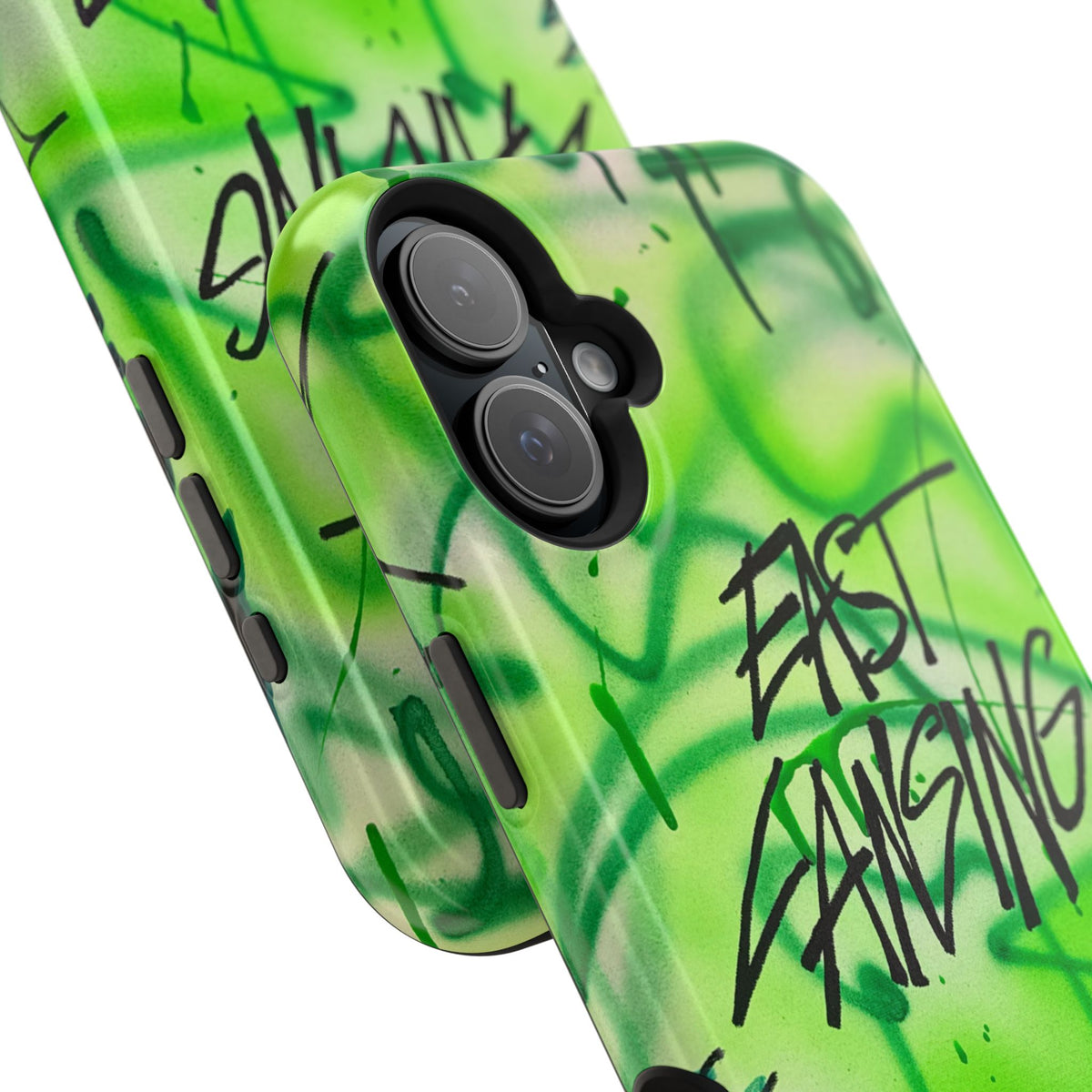 MagSafe "east lansing, mi" airbrush iPhone case