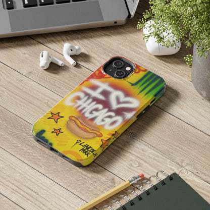 "chicago" airbrush iPhone case