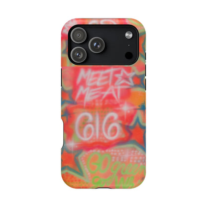 MagSafe custom @msualphaphi airbrush iPhone case
