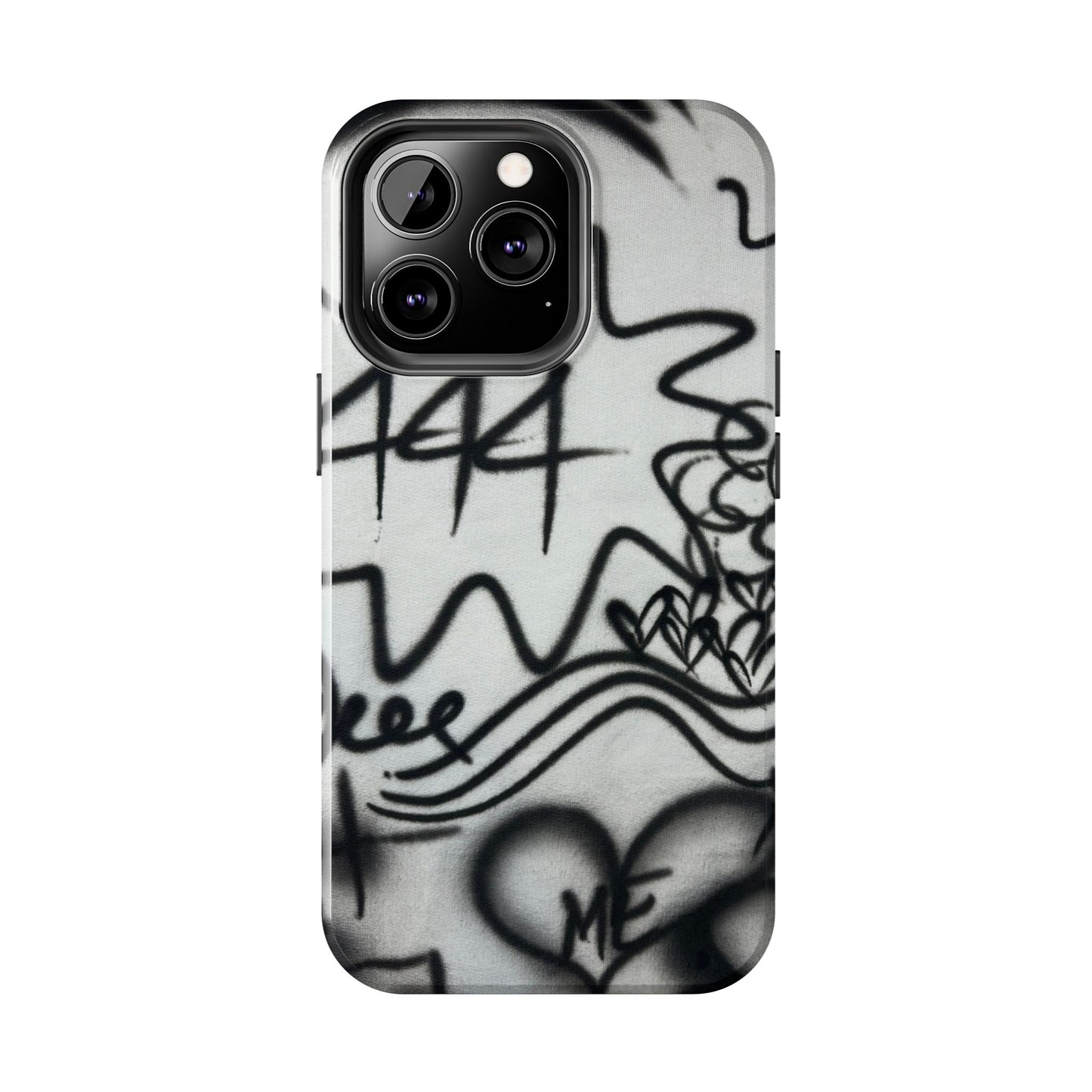 "444” airbrush iPhone case