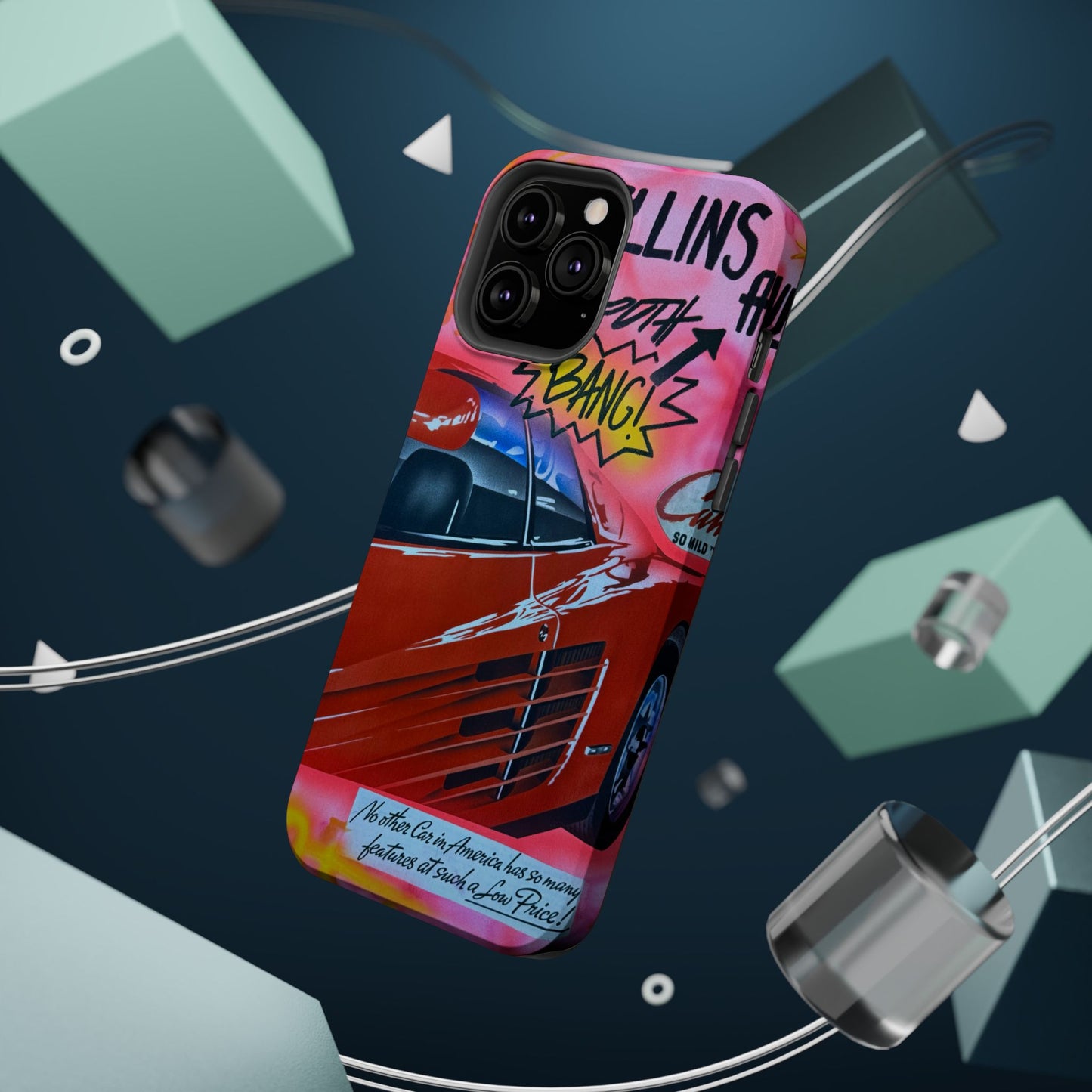 MagSafe "miami momentos" airbrush iPhone case