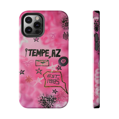 "tempe, az pt. 2" airbrush iPhone case