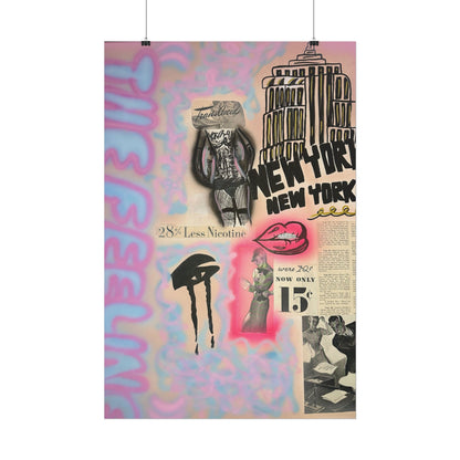 custom nyc airbrush rolled print