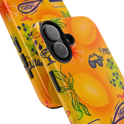 "citrus coastline" airbrush iPhone case