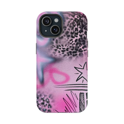 MagSafe "onyx cheetah" Airbrush iPhone Hülle