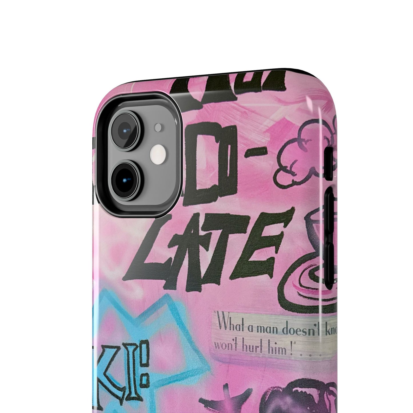 "avant le ski" airbrush iPhone case