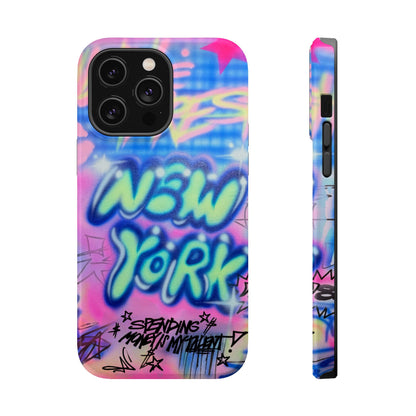 magsafe "spending $$ is my talent" airbrush iPhone case