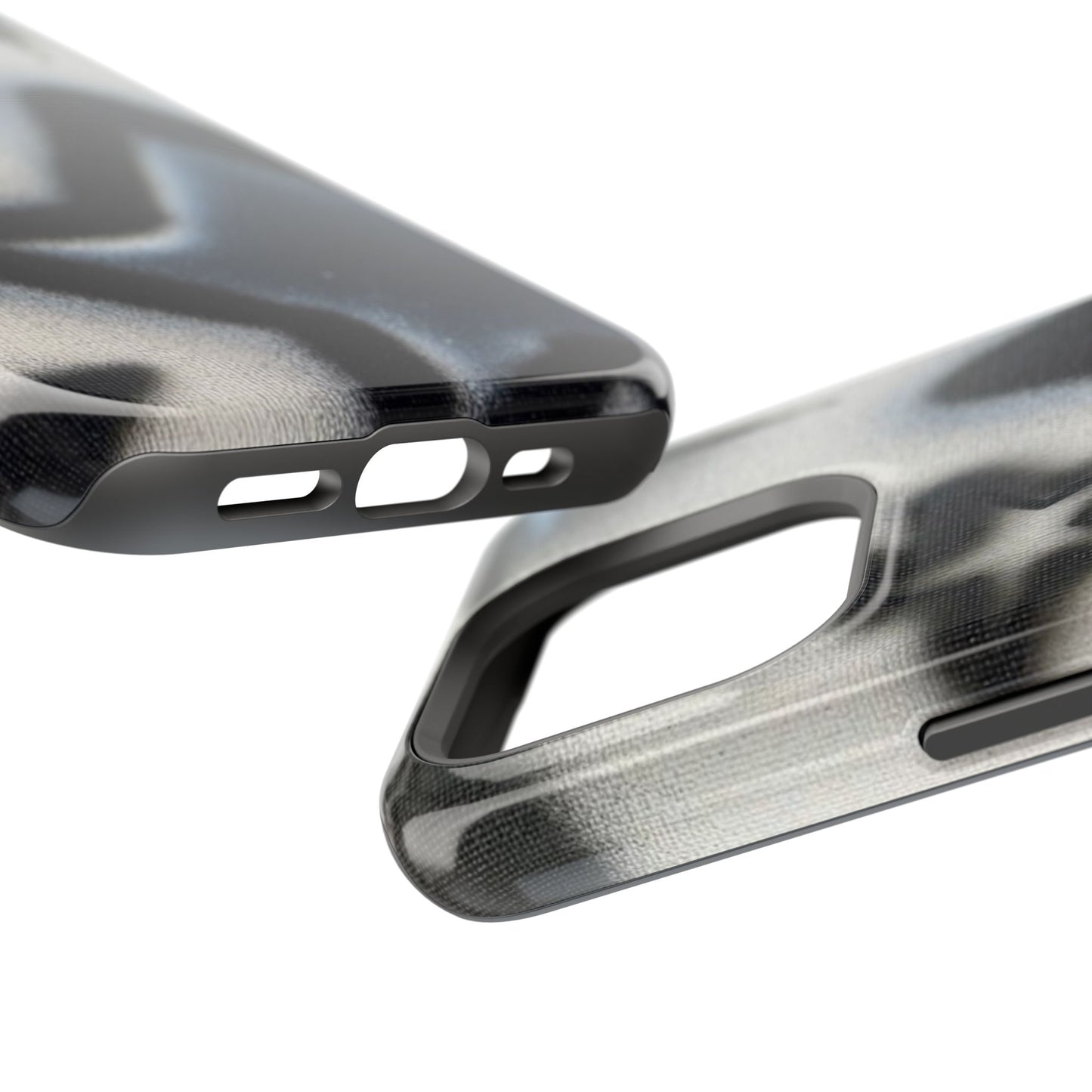 MagSafe "black & white stars" airbrush iPhone case