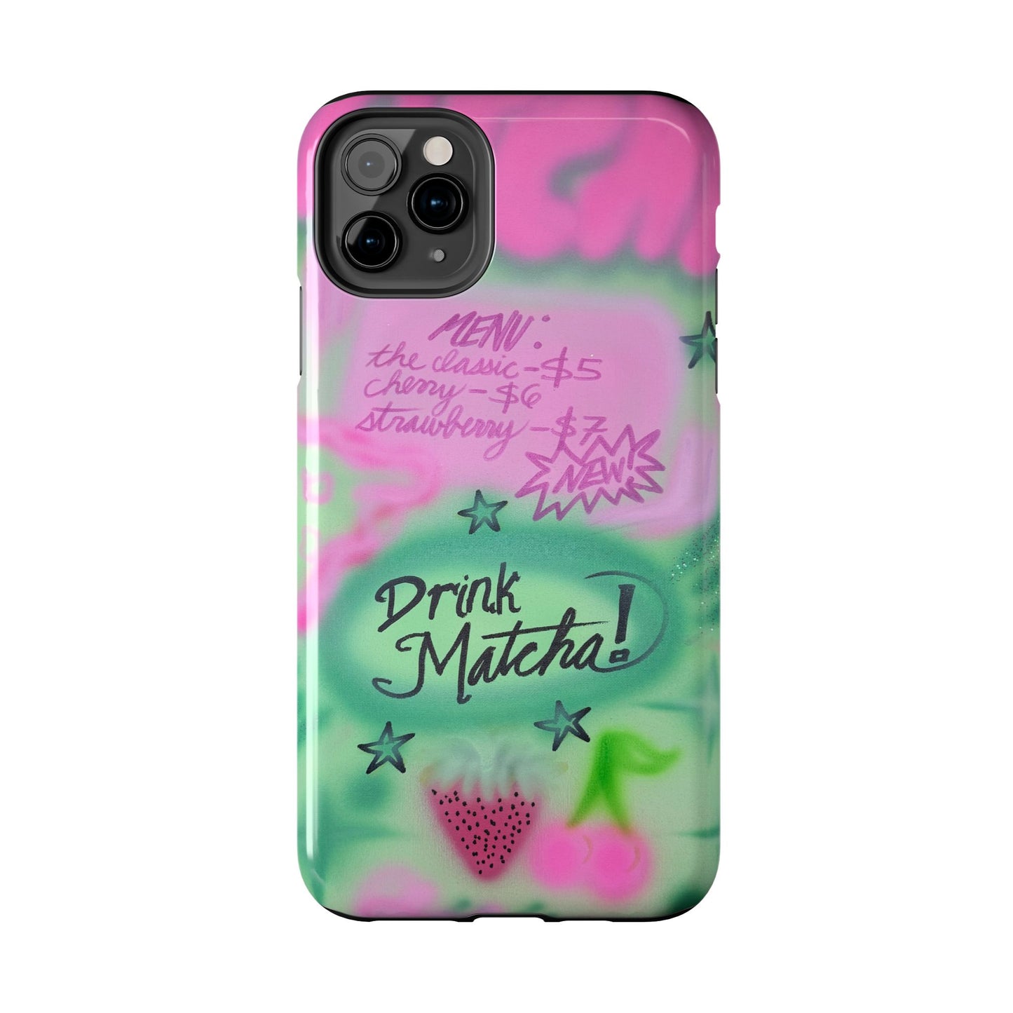 "matcha!" airbrush iPhone case