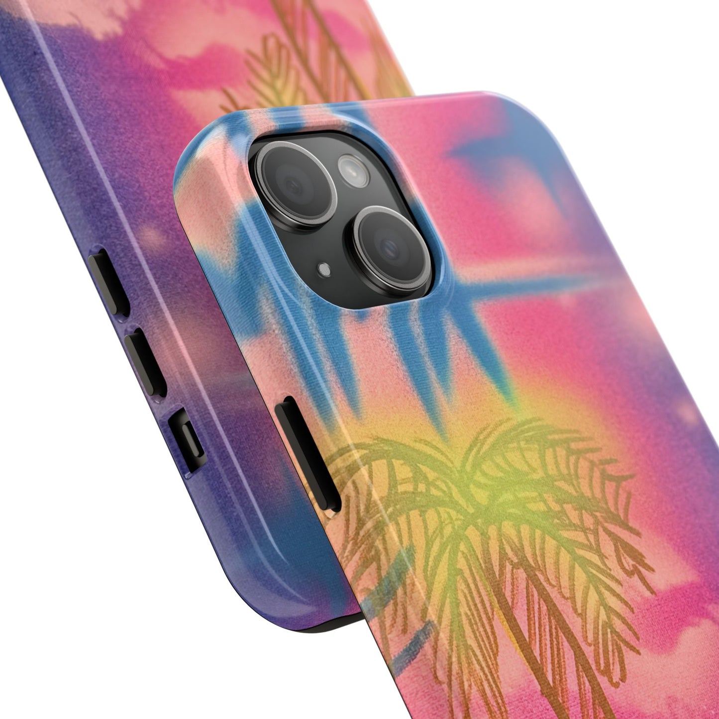 "glowy night" airbrush iPhone case