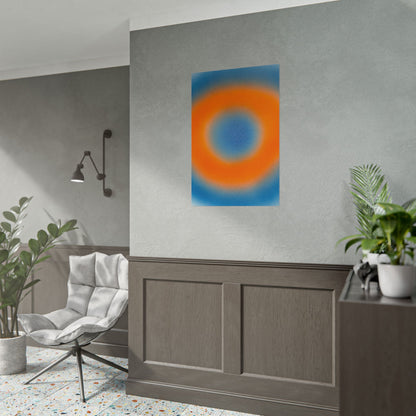 "citrus sky" airbrush rolled print