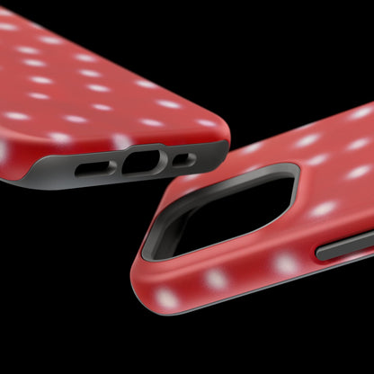 MagSafe "cherry crush polka dot" airbrush iPhone case