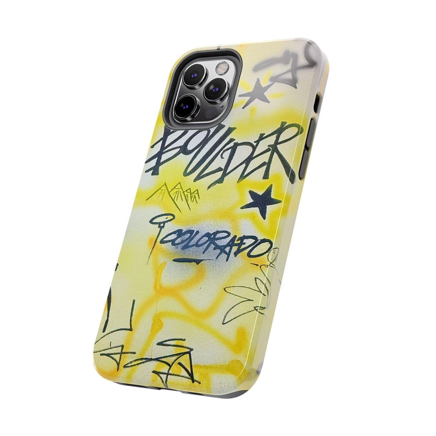 "boulder" airbrush iPhone case