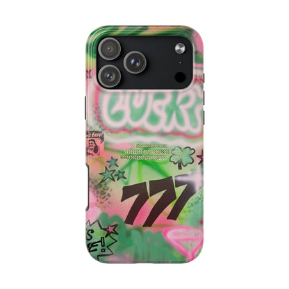 "so lucky" airbrush iPhone case