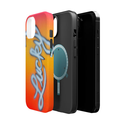 MagSafe "lucky" airbrush iPhone case