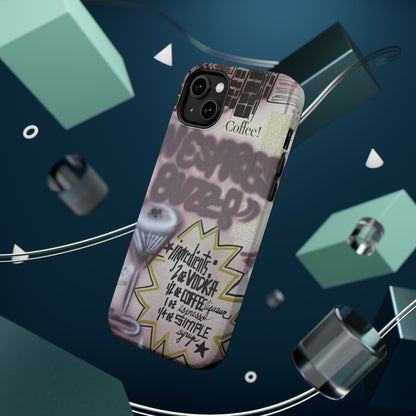 MagSafe "espresso martini" airbrush iPhone case