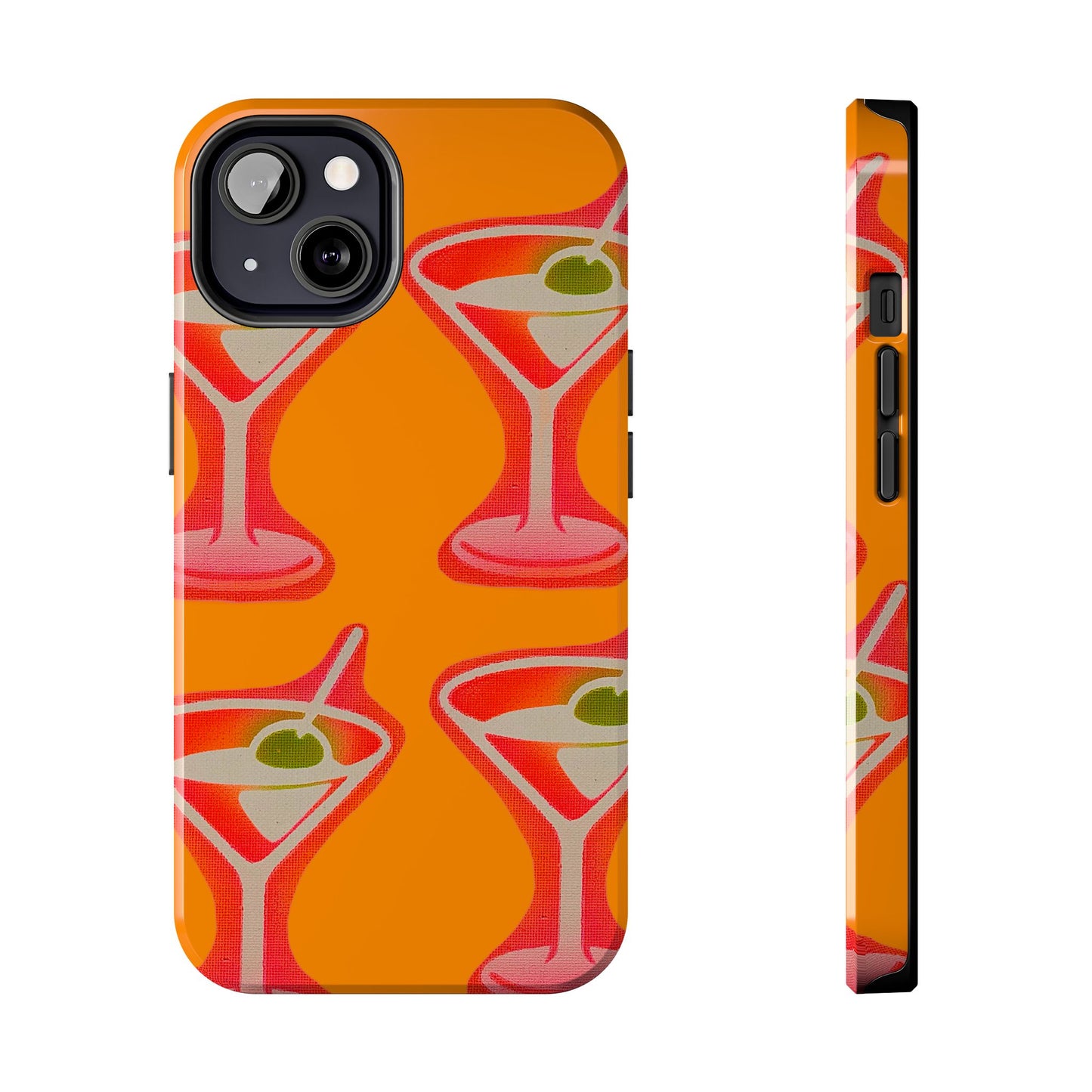 "shaken, not stirred” airbrush iPhone case