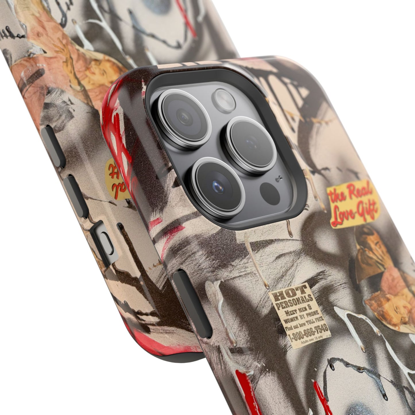 MagSafe "real love" airbrush iPhone case