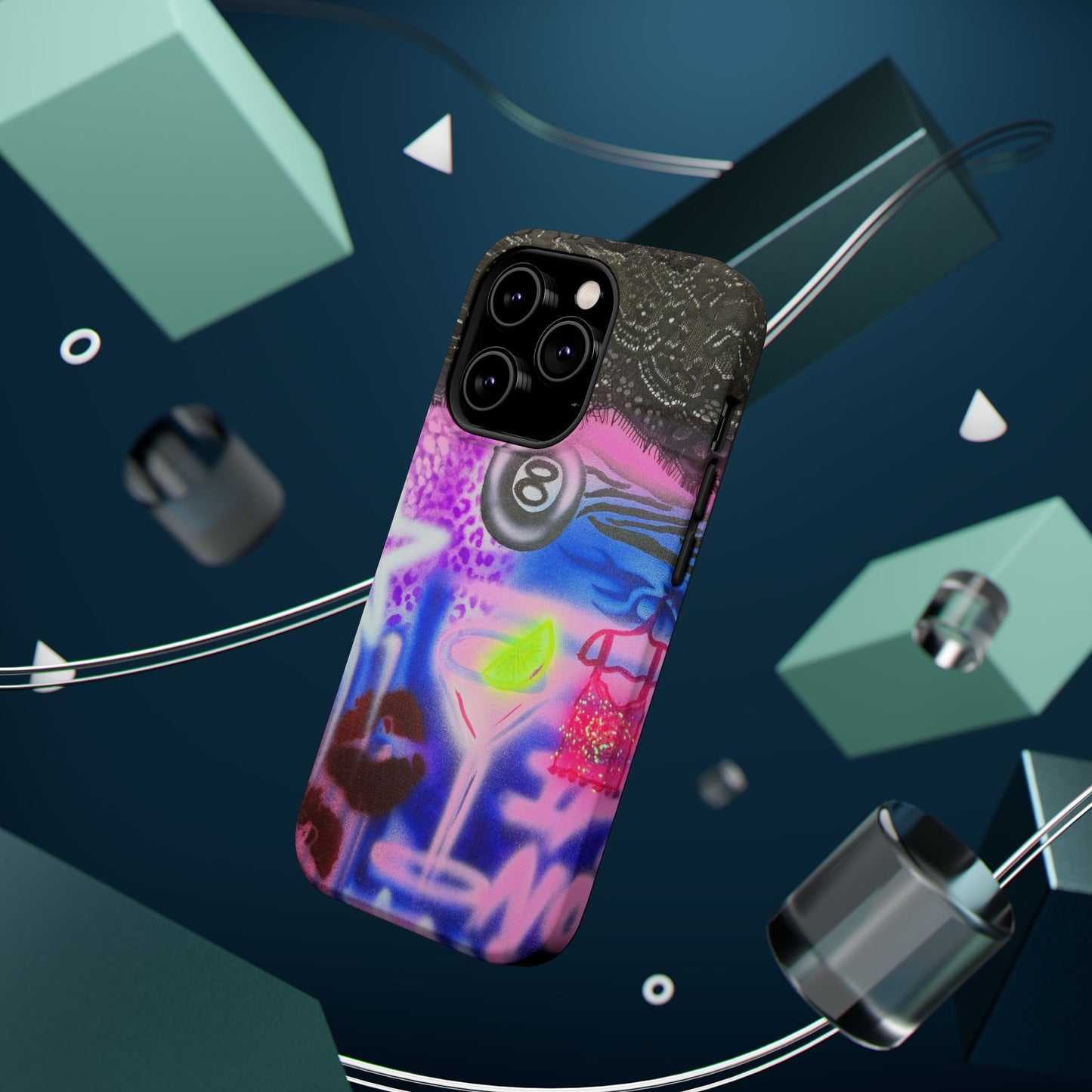 MagSafe "dream life" airbrush iPhone case