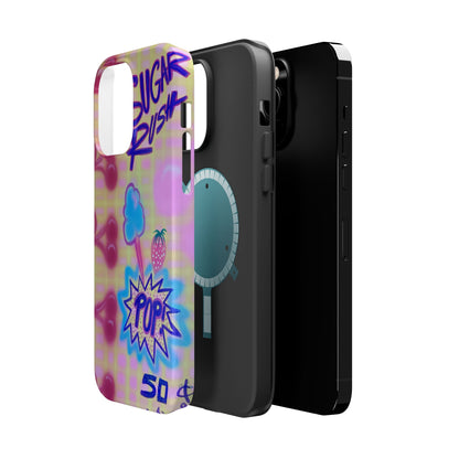 MagSafe "sugar rush" airbrush iPhone case