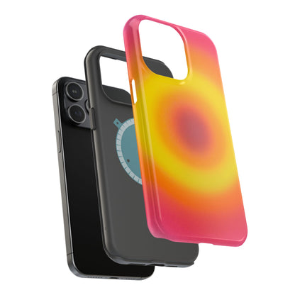 MagSafe "Pink Lemonade Aura" Airbrush iPhone Case