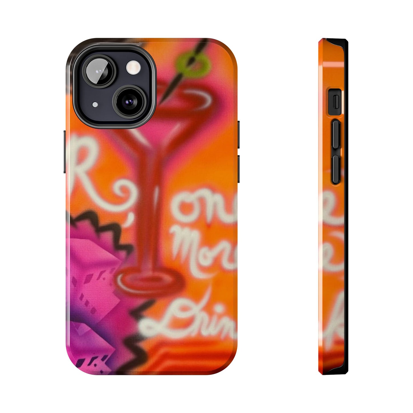 "one more drink!" airbrush iPhone case