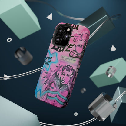 MagSafe "avant le ski" airbrush iPhone case