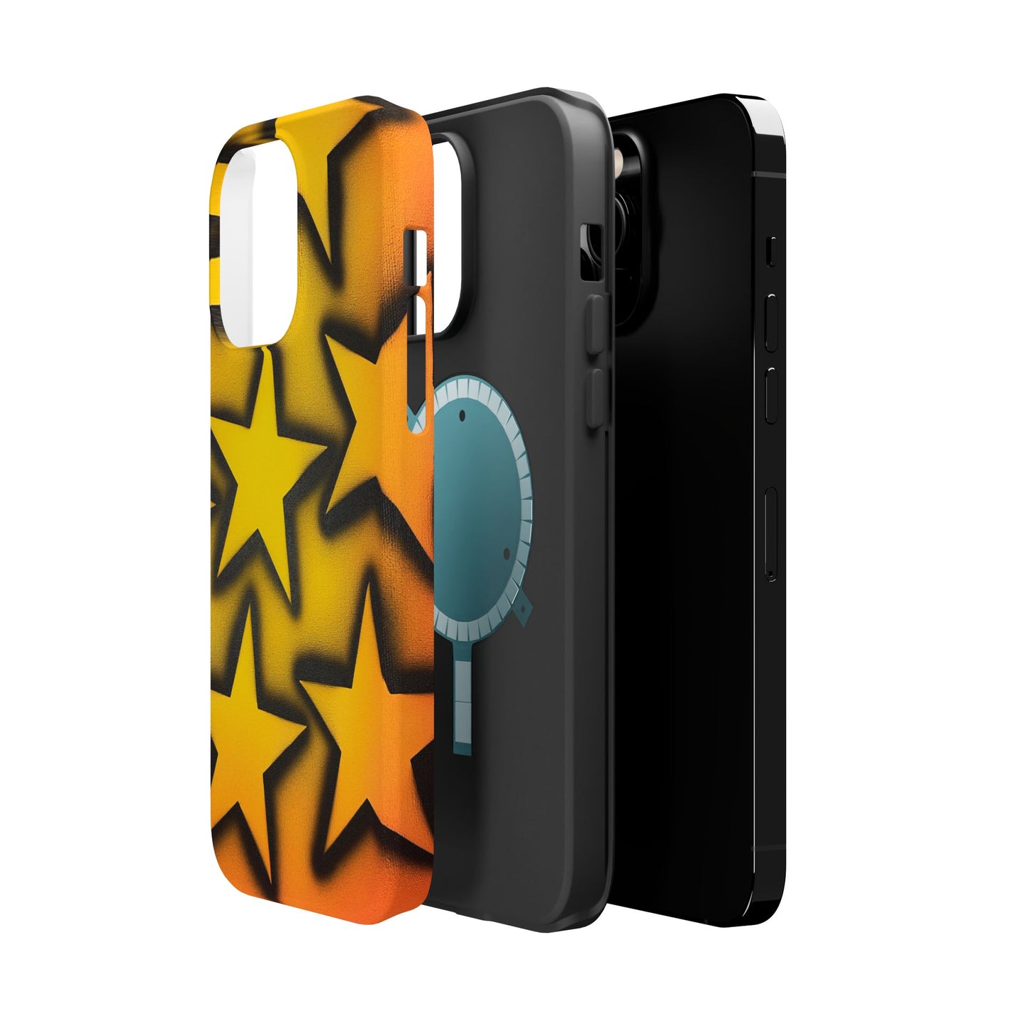 MagSafe „DU BIST EIN STAR!“ Airbrush iPhone Hülle