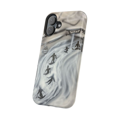 MagSafe "arctic avalanche" airbrush iPhone case