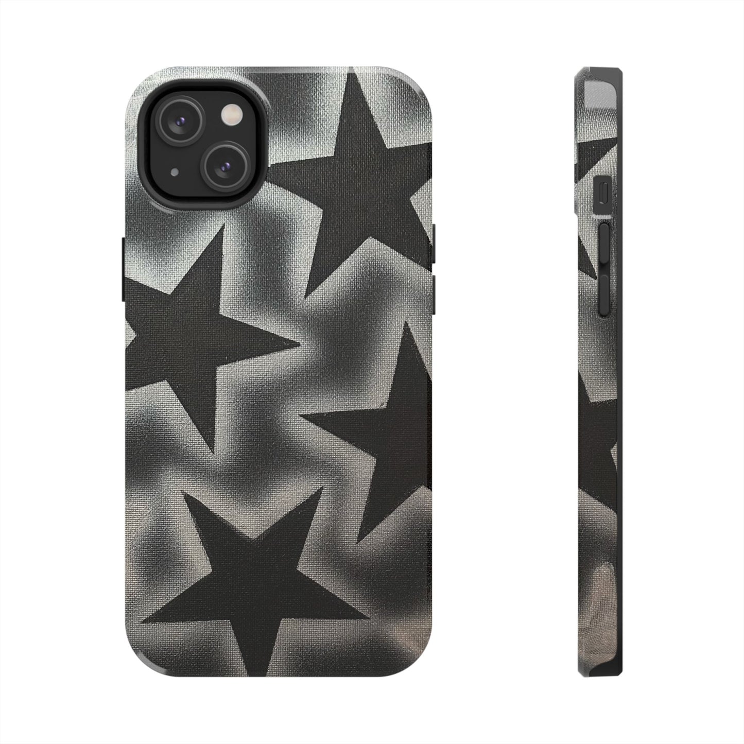 "chrome stars" airbrush iPhone case